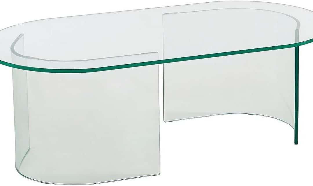 Avis : table de salon basse Nizwa en verre transparent