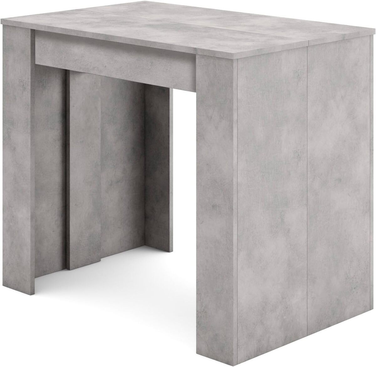 Test de la console extensible skraut home 220 élégant style ciment
