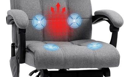 Test d&rsquo;ergonomie : fauteuil de bureau massage Vinsetto