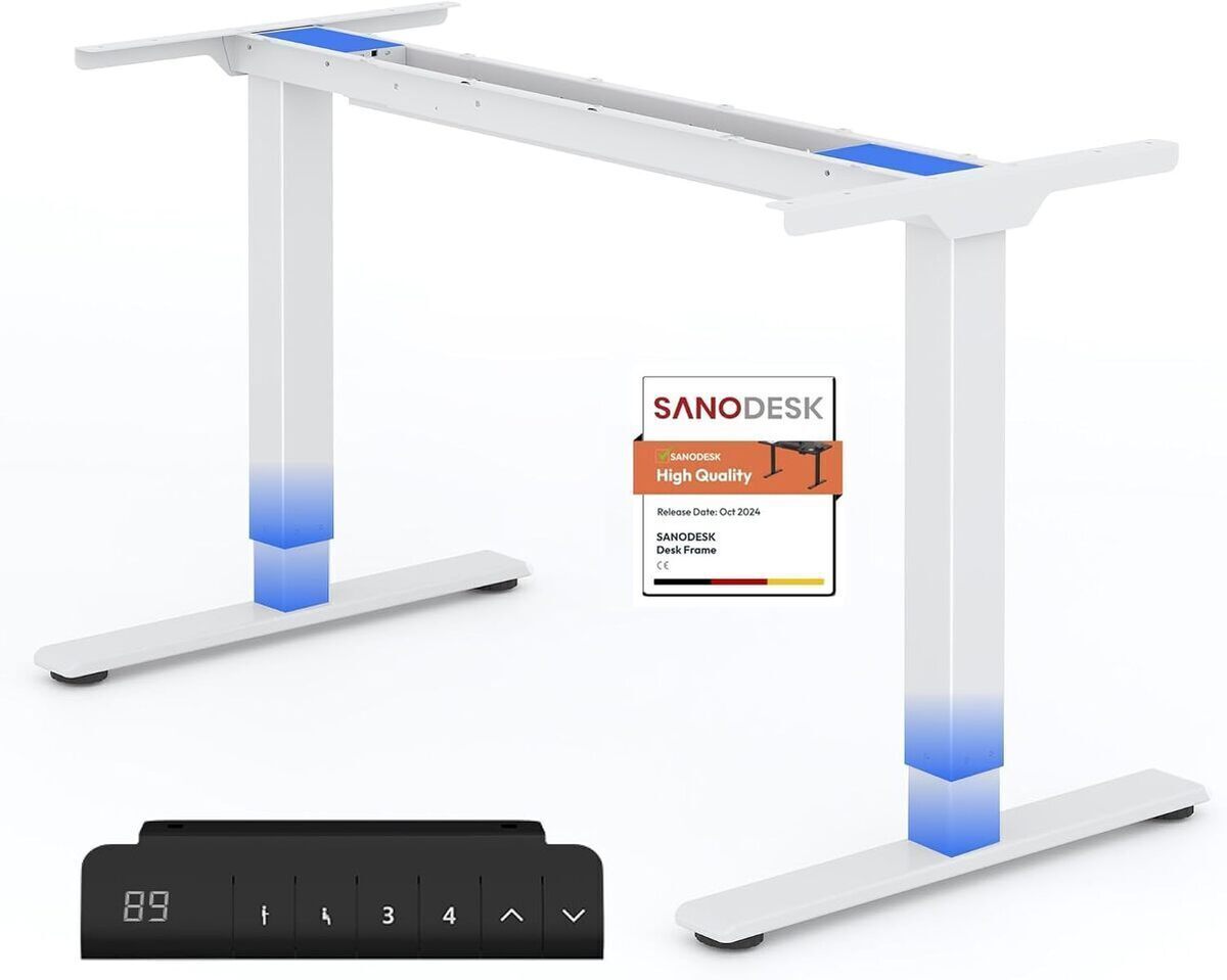 Test du bureau assis-debout Sanodesk à 2 moteurs