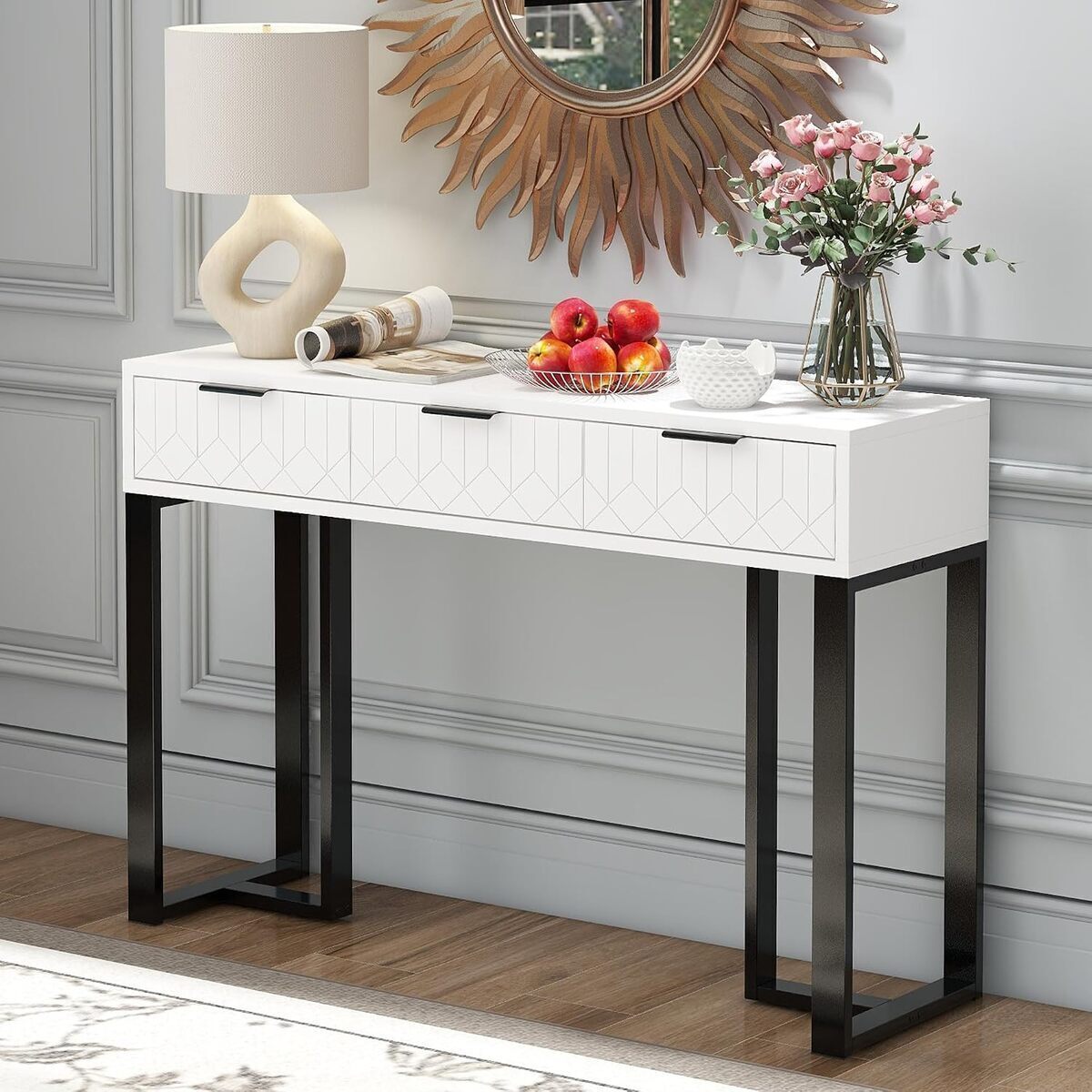 Test : table console LERFAN, élégance et rangement optimal