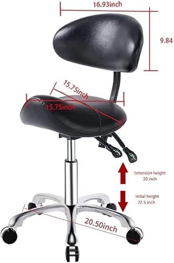 Découvrez notre test complet du tabouret de selle ergonomique avec dossier noir : ergonomie, confort et avantages pour votre posture de travail.