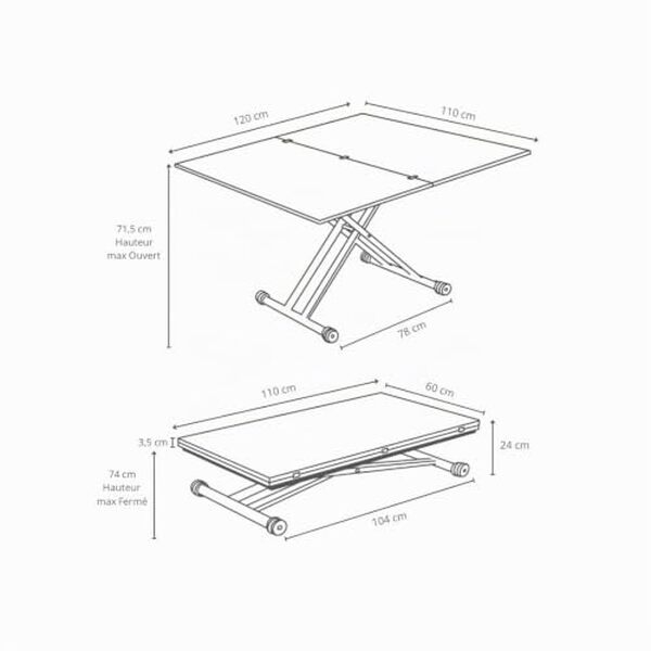 Découvrez notre test complet de la table transformable Volero Ulisse Medium en blanc antique : qualité, praticité et esthétique pour votre intérieur moderne. 