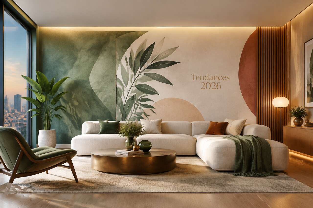 Tendances 2026 pour le salon: motifs, palettes et ambiances qui montent Tendances 2026 pour le salon: motifs, palettes et ambiances qui montent
