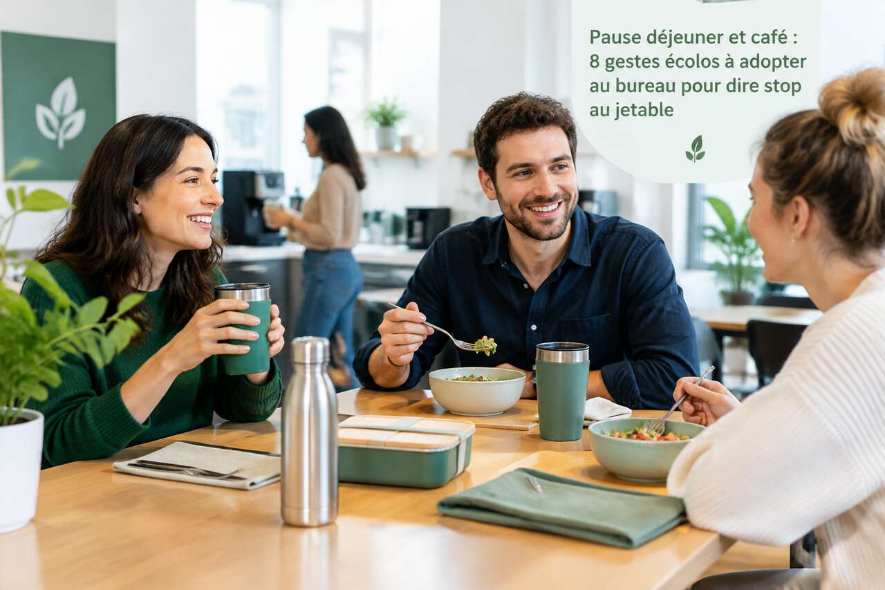 Pause déjeuner et café: dire stop au jetable Pause déjeuner et café: dire stop au jetable