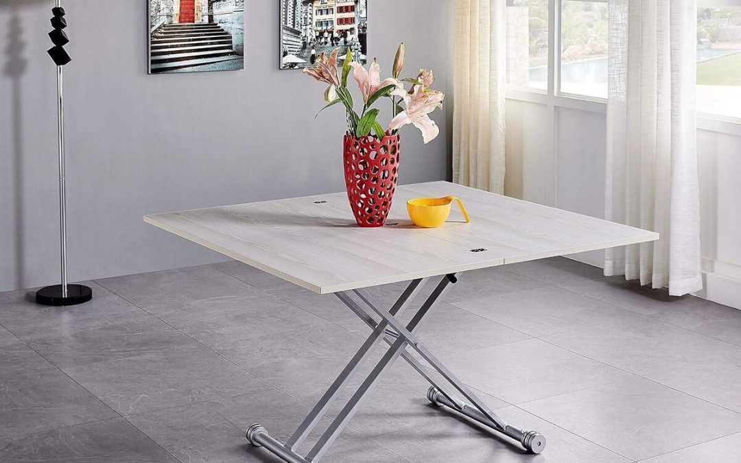 Test : table transformable volero' ulisse medium (blanc antique)