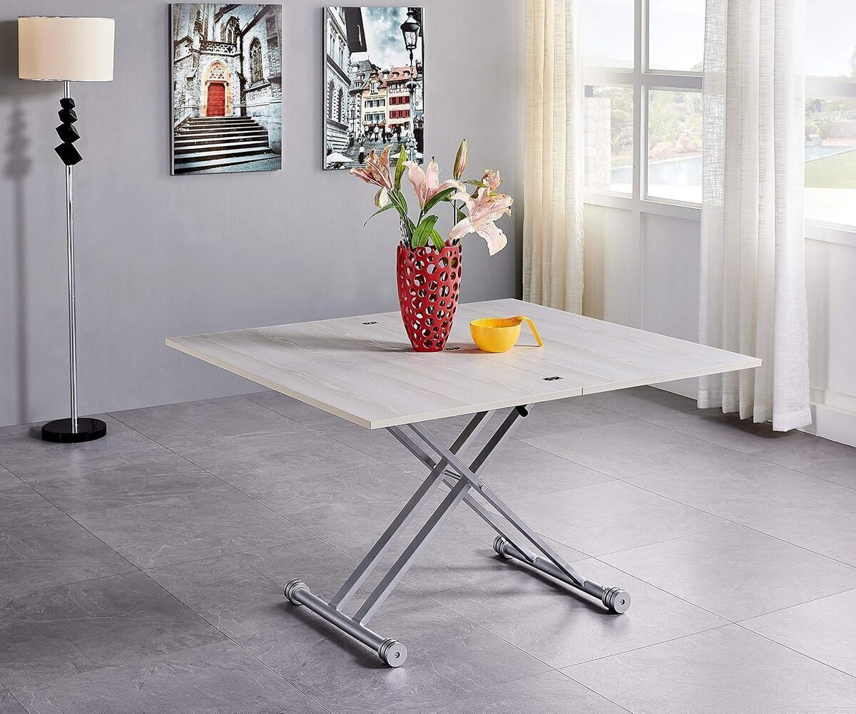 Test : table transformable volero' ulisse medium (blanc antique)