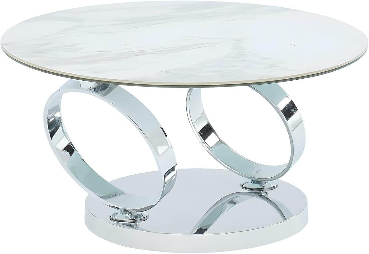 Test De La Table Basse Joline Vente-unique : élégance Et Transparence