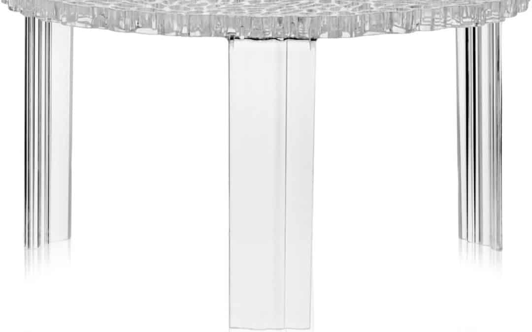 Test de la table T-Table Kartell 08500B4 : élégance et transparence