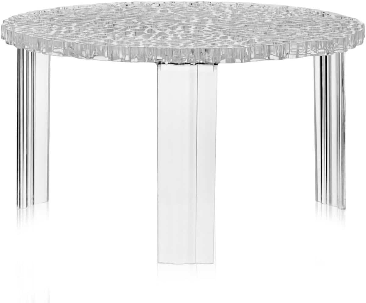 Test de la table T-Table Kartell 08500B4 : élégance et transparence