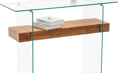 Test : table console en verre ivinta avec rangement